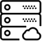 Das Piktogramm eines Servers