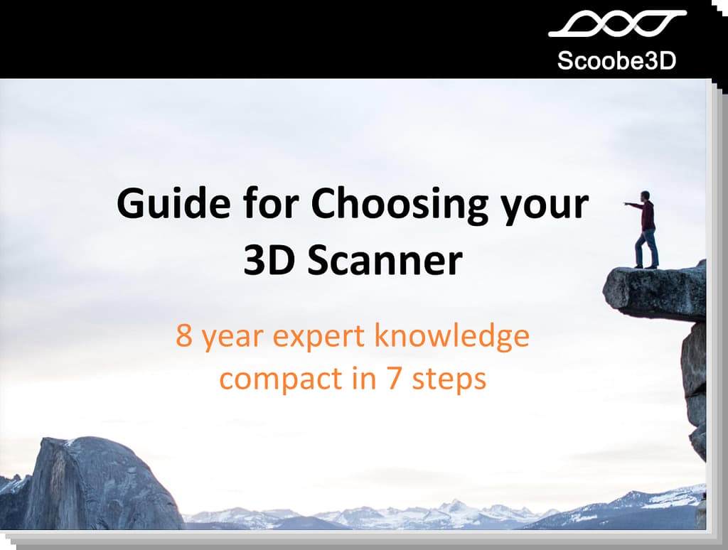 The cover picture for our guide to the 3D scanner choice.