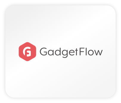 Das Logo der Webseite Gadget Flow