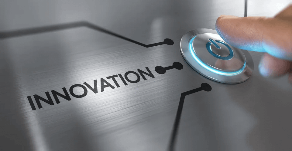 Ein Schalter mit der Aufschrift Innovation