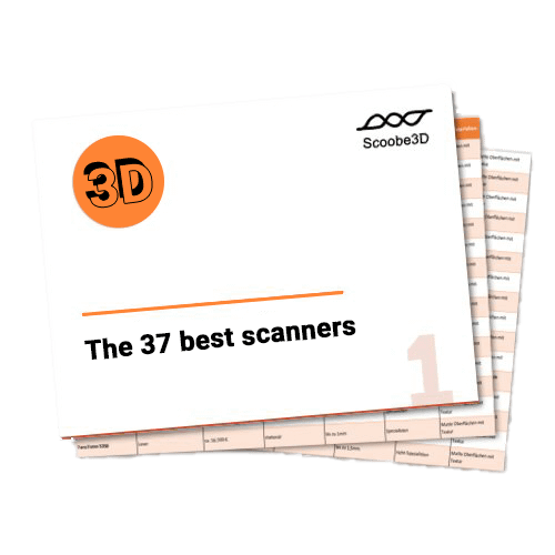 The title page for the scanner comparison with the inscription "the 31 best 3D scanner