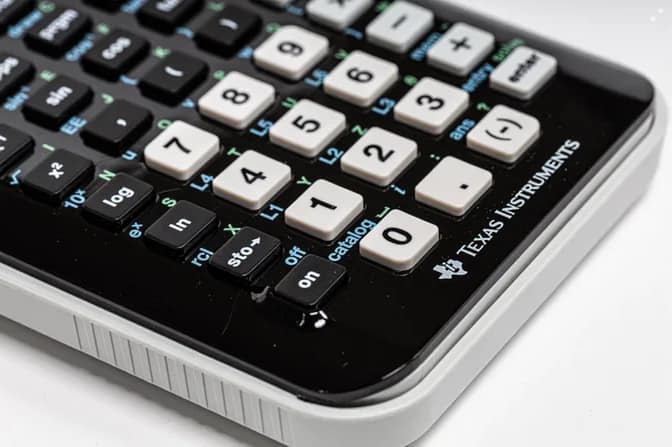 The number field of a calculator