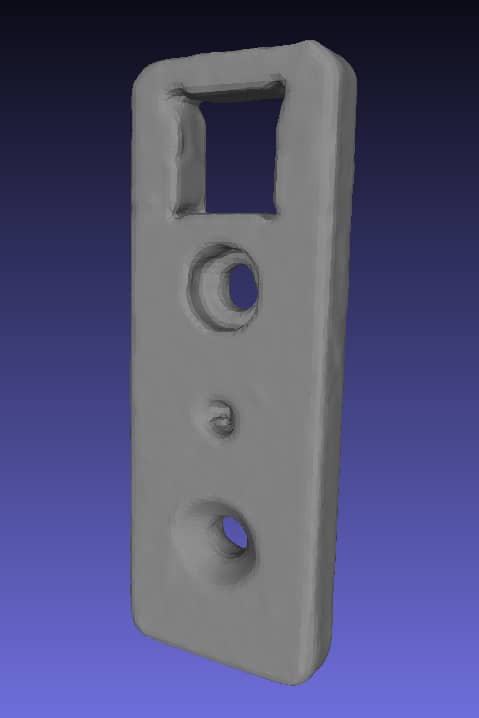 3D model of a mechanical part without special 3D technology